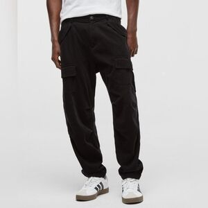 Mode Of One Men's Regular-Fit Cotton Tapered Cargo Pants Relaxed-Fit Size 36